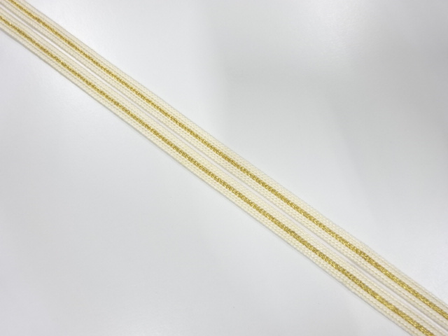 未使用品　正絹　帯留め用　手組三分紐